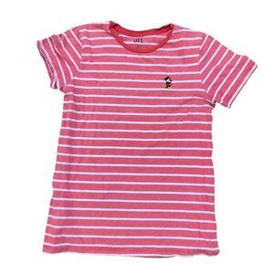 UNIQLO X Disney Mickey Mouse Shirt Large Striped T Shirt